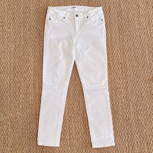 Paige White Denim Kylie Crop Jeans Size 29